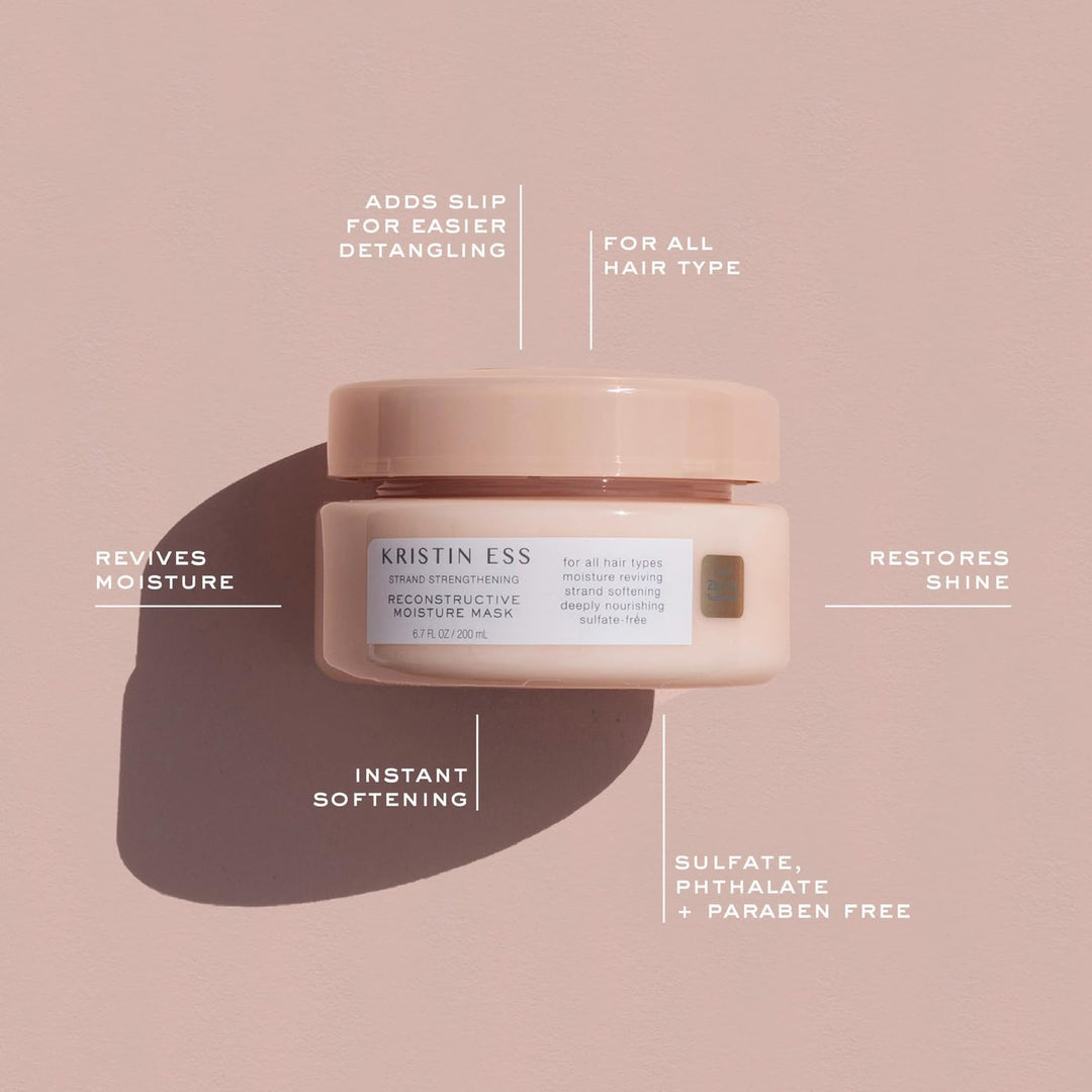 Kristin Ess Hydrating Deep Conditioner Hair Mask, Pear + Amber