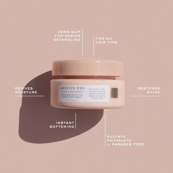 Kristin Ess Hydrating Deep Conditioner Hair Mask, Pear + Amber