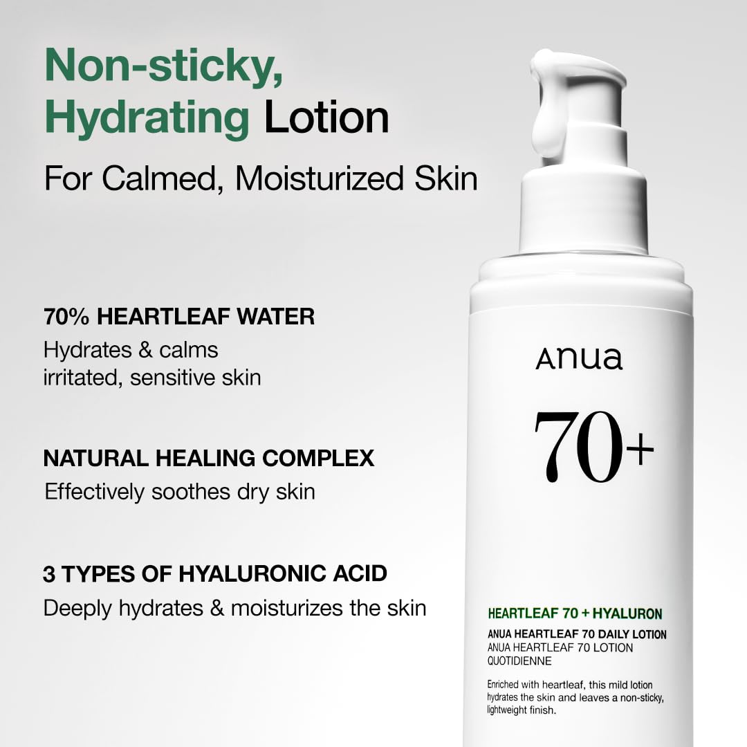 Anua Heartleaf Daily Lotion, 6.76 fl oz