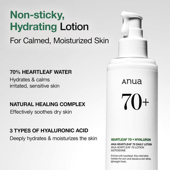 Anua Heartleaf Daily Lotion, 6.76 fl oz