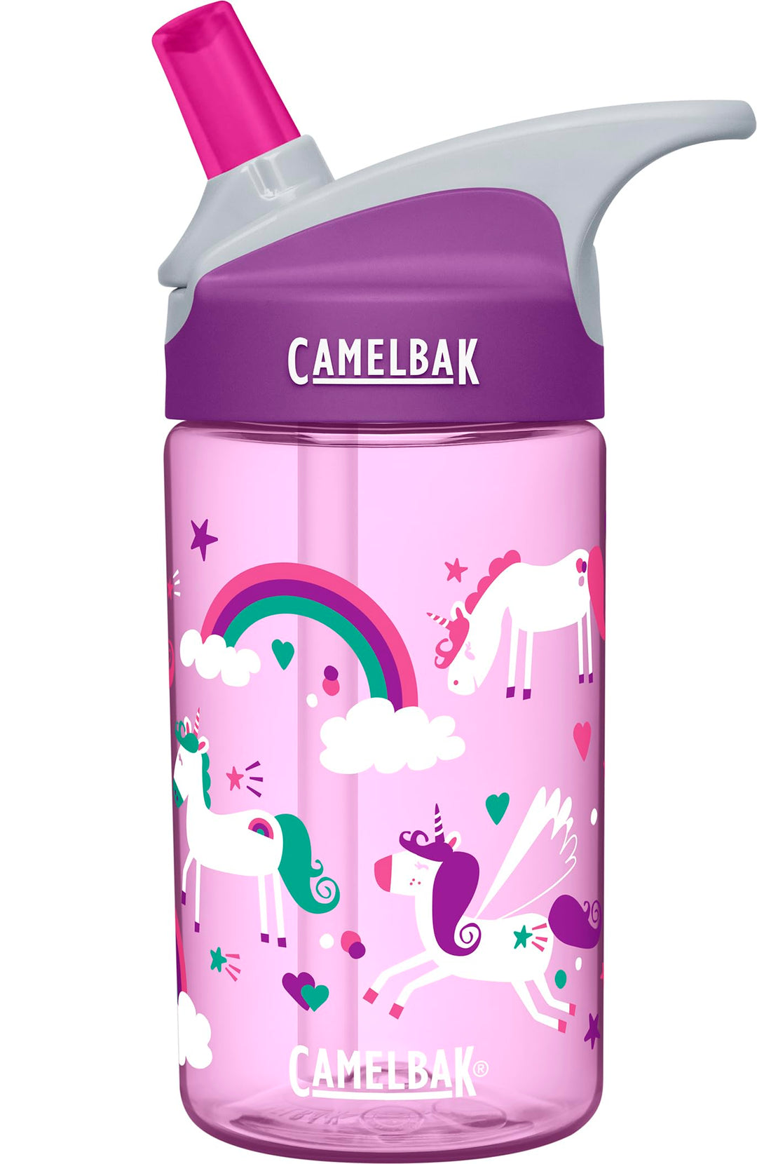 CamelBak Eddy Kids Water Bottle, Unicorns, 12 oz