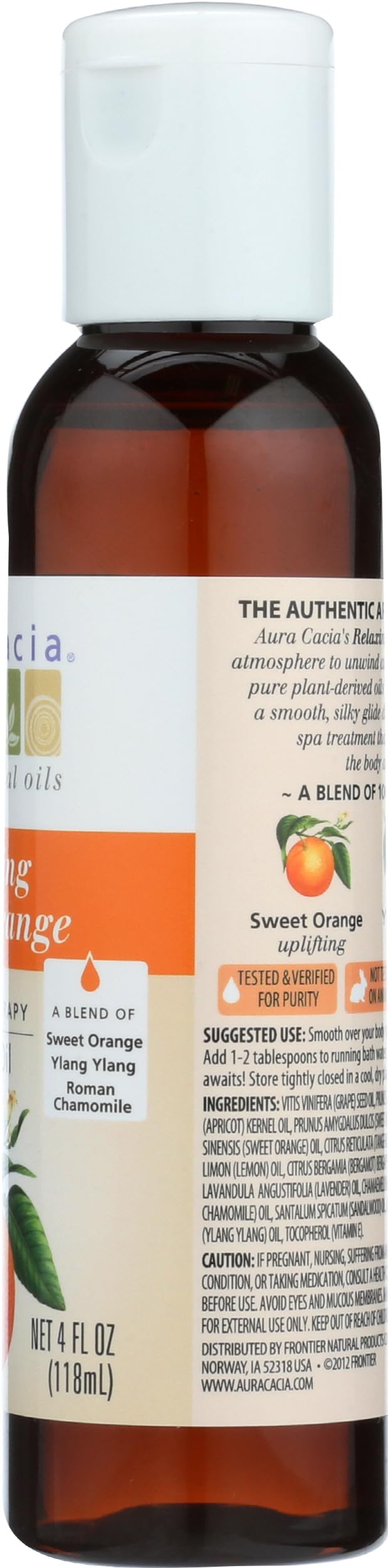 Aura Cacia Sweet Orange Body Oil, 4 fl oz