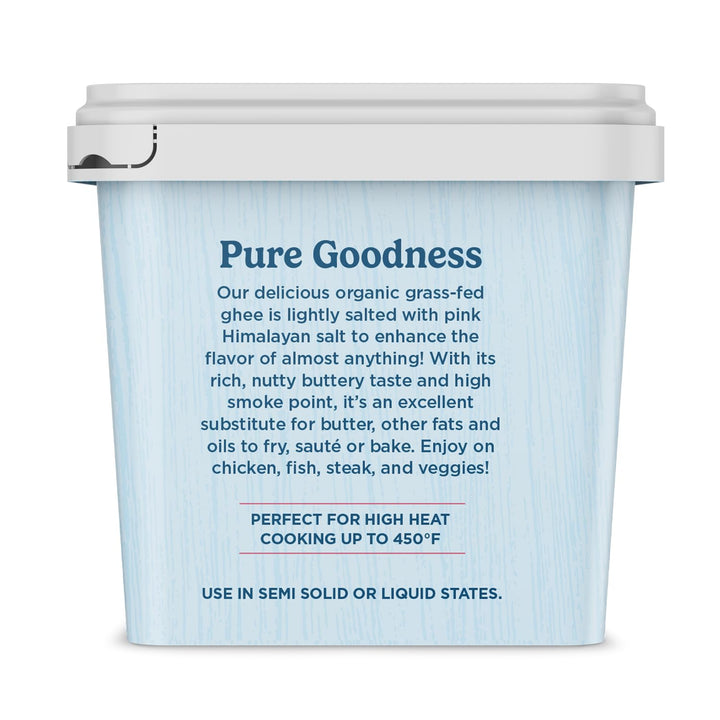 Carrington Farms Ghee, Himalayan Pink Salt