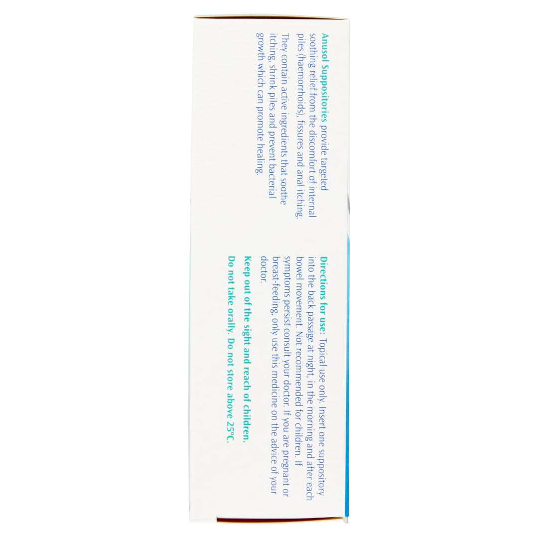 Anusol Haemorrhoid Treatment Suppositories, 24 Count