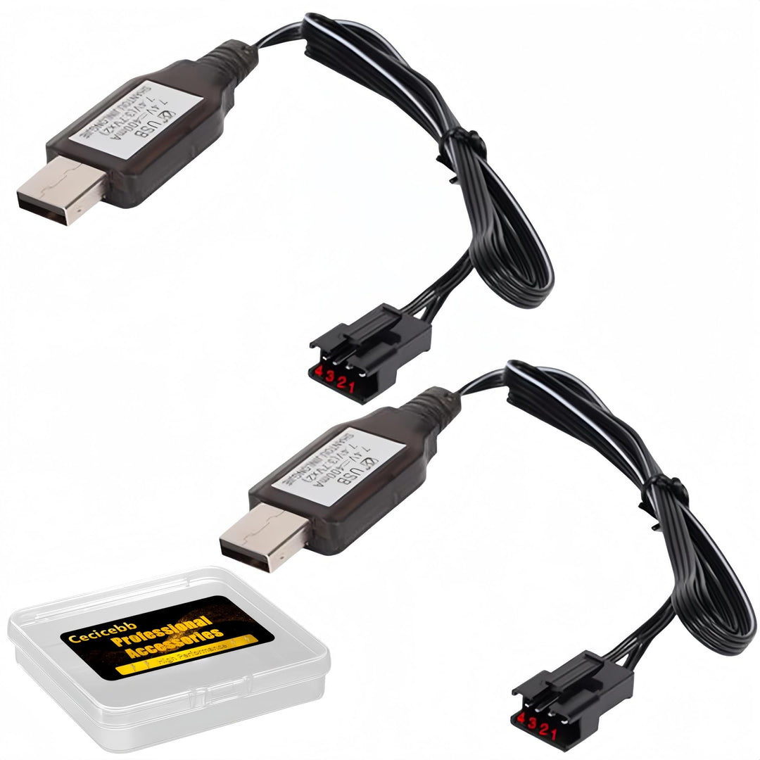 Cecicebb SM-4P USB Charger, 2 Count