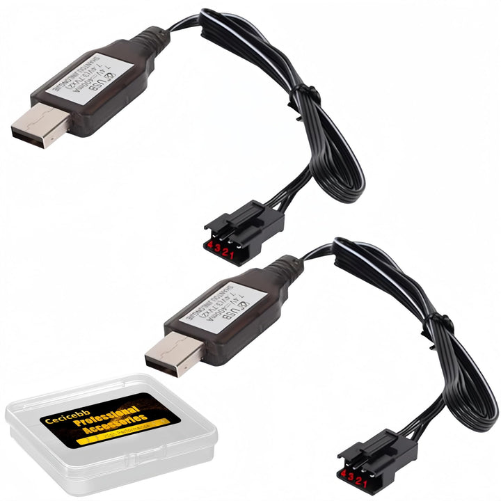 Cecicebb SM-4P USB Charger, 2 Count