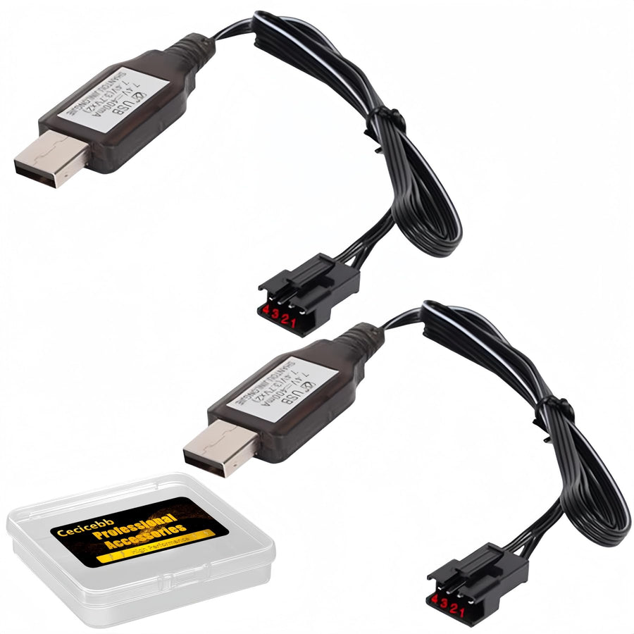 Cecicebb SM-4P USB Charger, 2 Count
