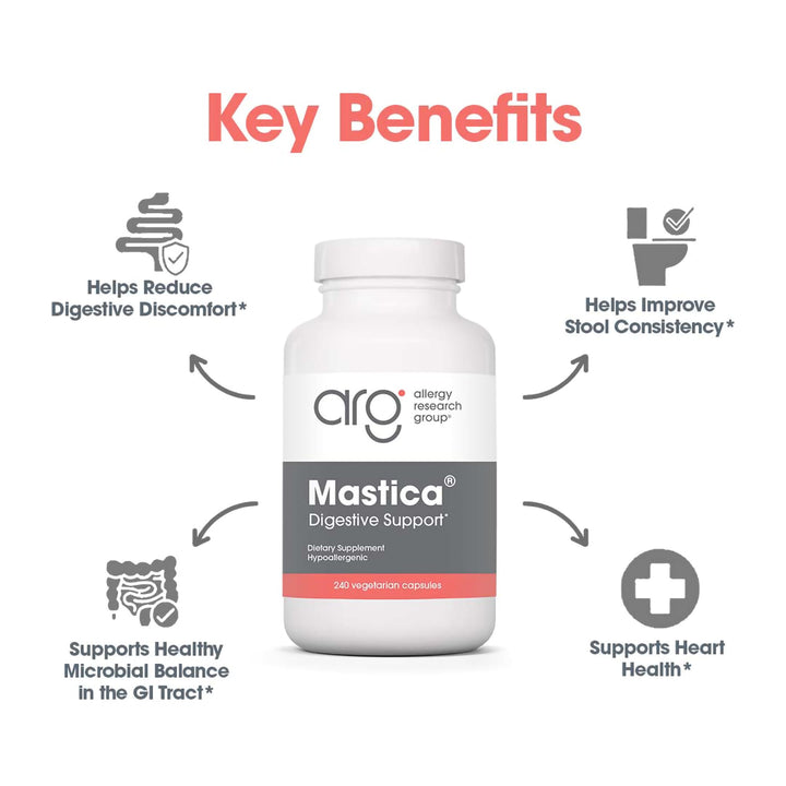 Allergy Research Group Mastica Chios Gum Mastic, 240 Count