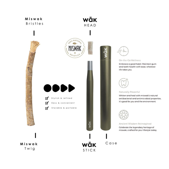 wāk Stick, Forest Green, Regular