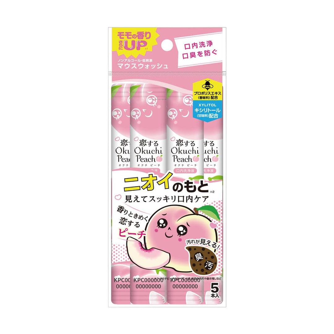 Okuchi mint Mouthwash, Peach