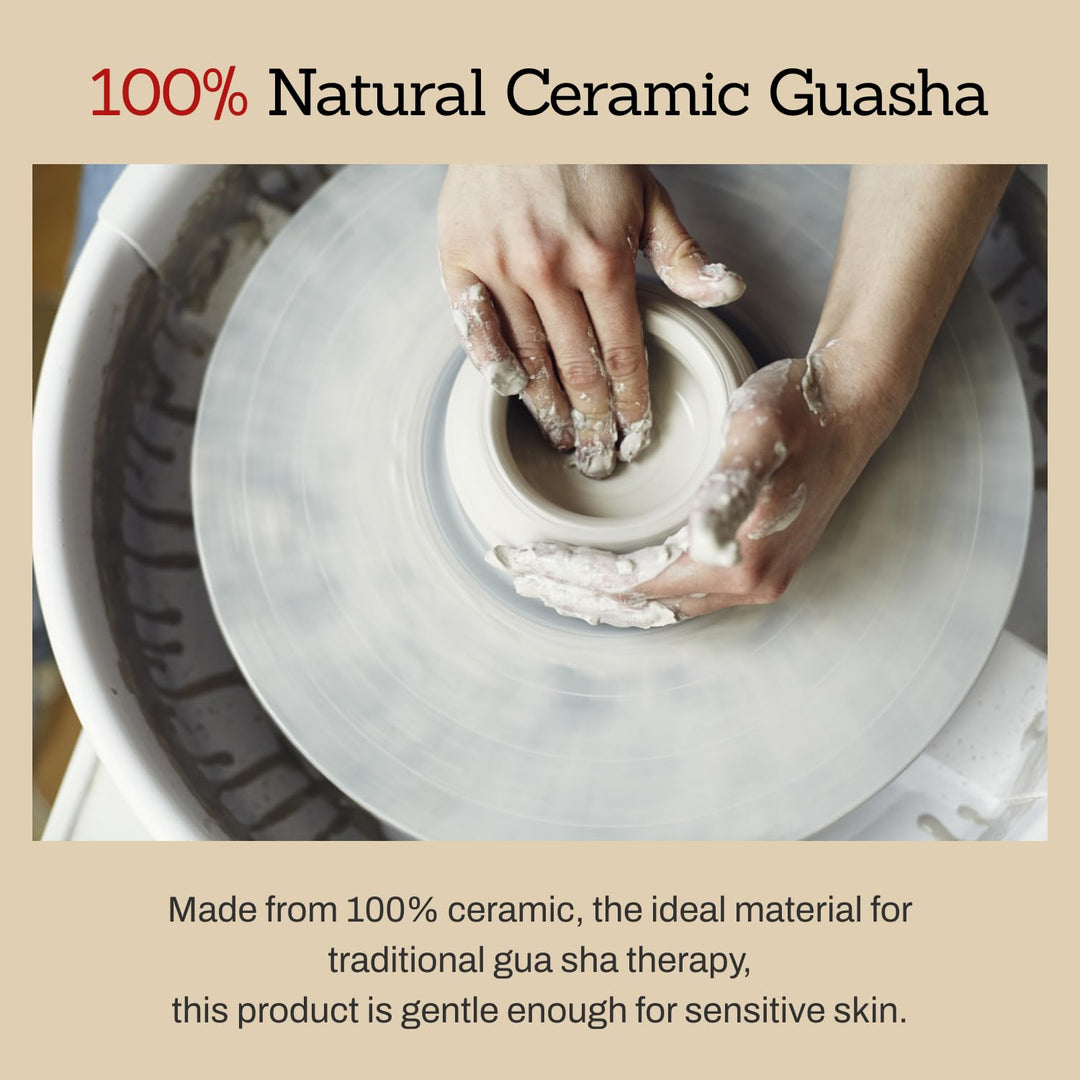 MEDITHERAPY Soksal Guasha Ceramic Body Massager