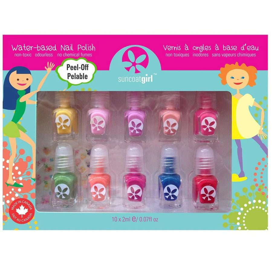 Suncoatgirl Peelable Nail Polish Set, Party Palette