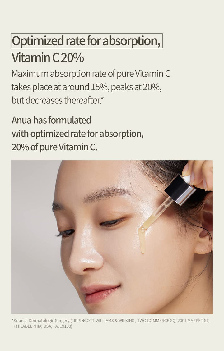 ANUA Green Lemon Vitamin C Serum, 20 ml