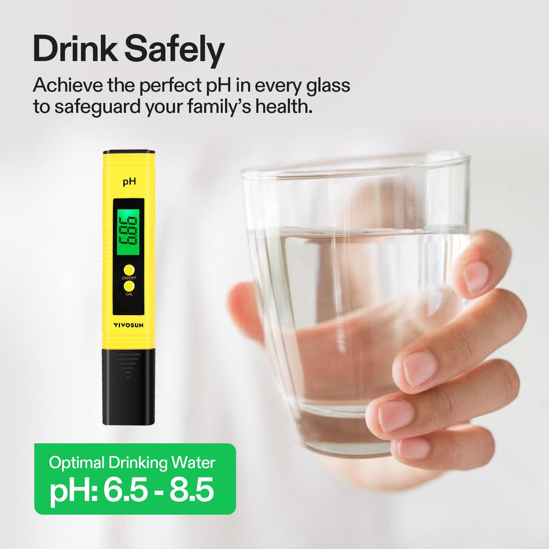 VIVOSUN Digital pH Meter Pen Tester, 0.01 Accuracy