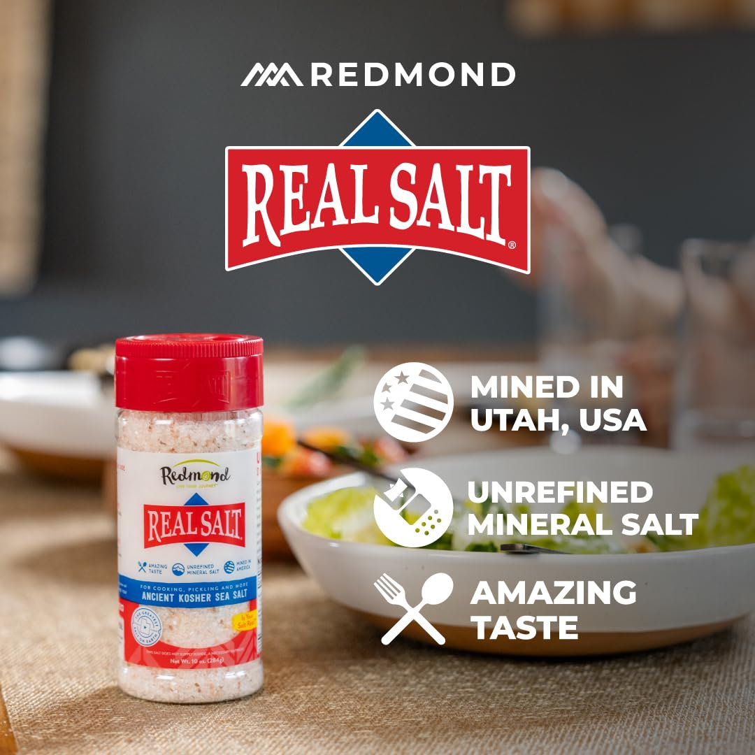 Redmond Real Sea Salt, 10 oz Shaker