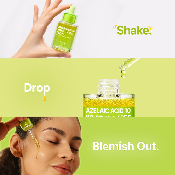 PURITO Azelaic Acid 10 Kojic Serum, 1.01 fl oz