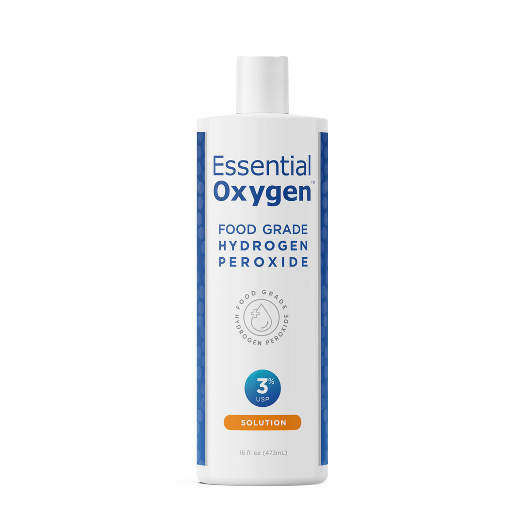 Essential Oxygen Food Grade Hydrogen Peroxide, 3%, 16 oz