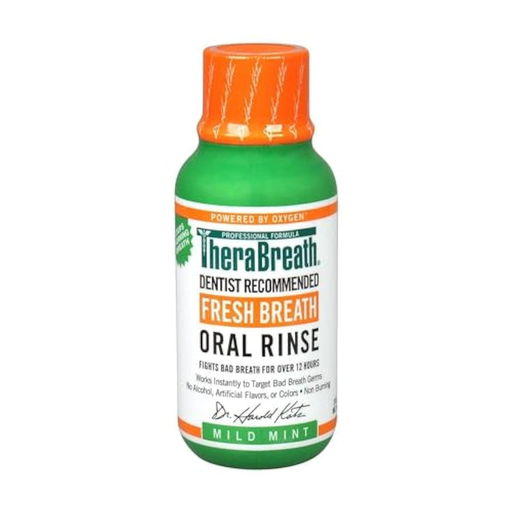 Therabreath Fresh Breath Oral Rinse, Mild Mint, 3 fl oz