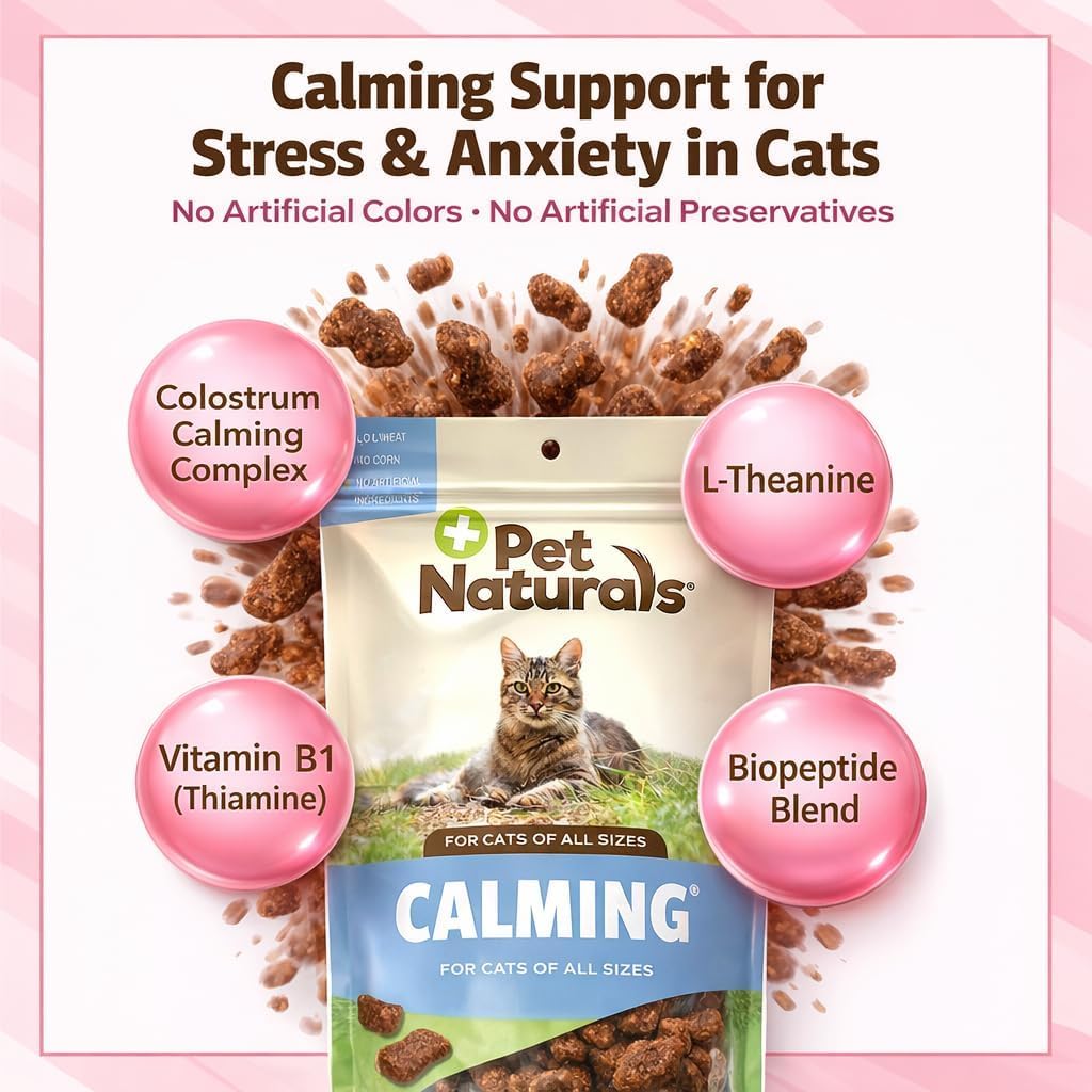 Pet Naturals Calming Chew For Cats, 30 Count