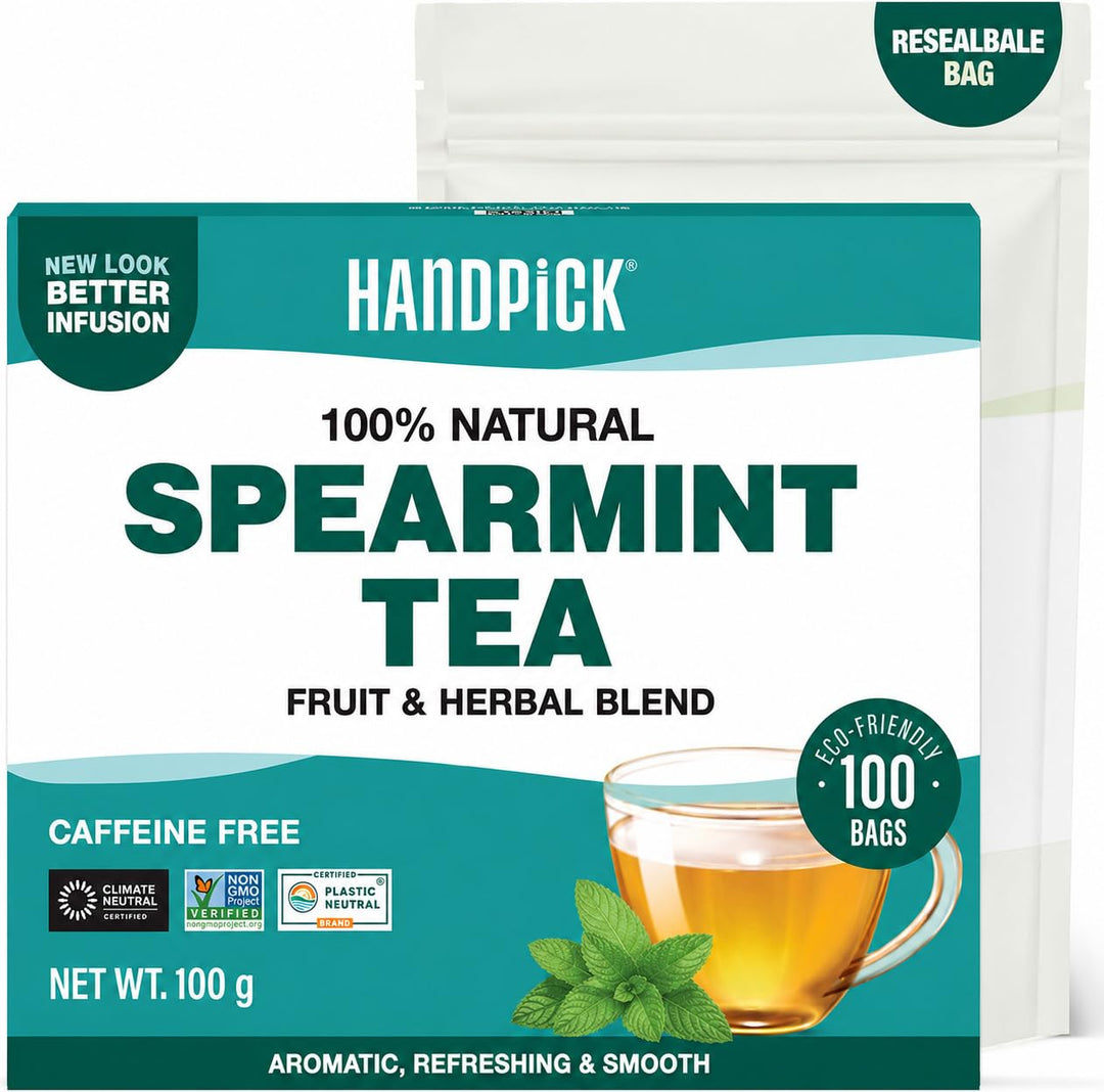 HANDPICK Spearmint Tea, 100 Count