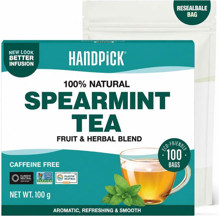 HANDPICK Spearmint Tea, 100 Count