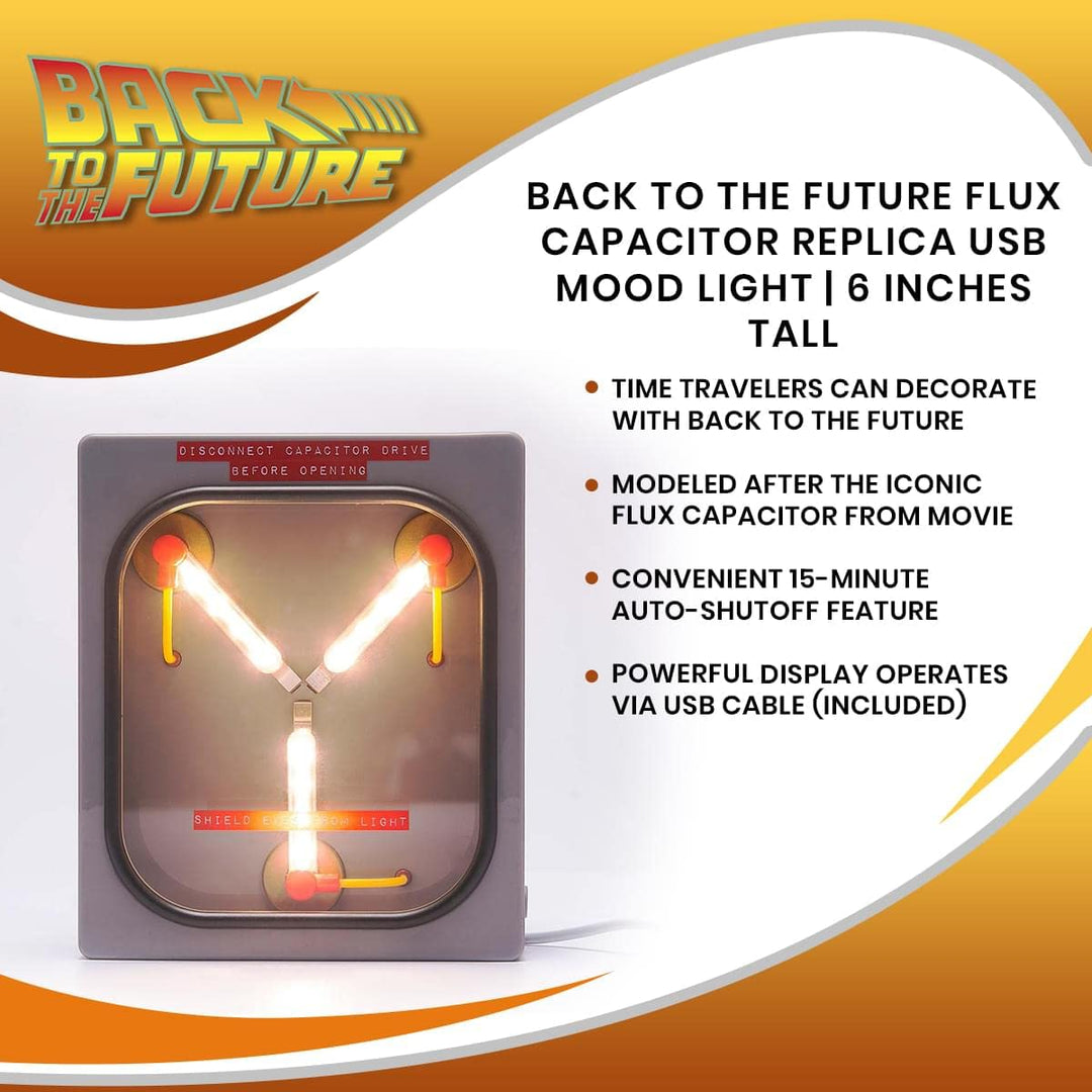 Ukonic Back to the Future Flux Capacitor Replica USB Mood Light, 6 in