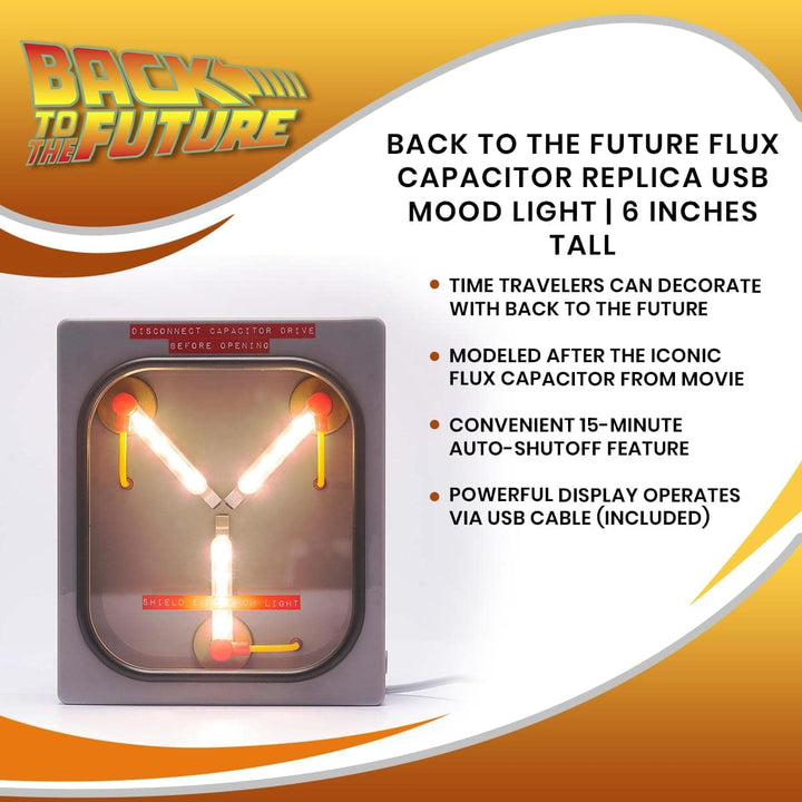 Ukonic Back to the Future Flux Capacitor Replica USB Mood Light, 6 in