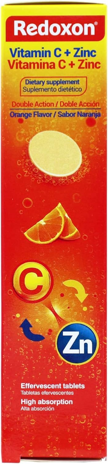 Redoxon Vitamin C Tablets, Orange, 20 Count