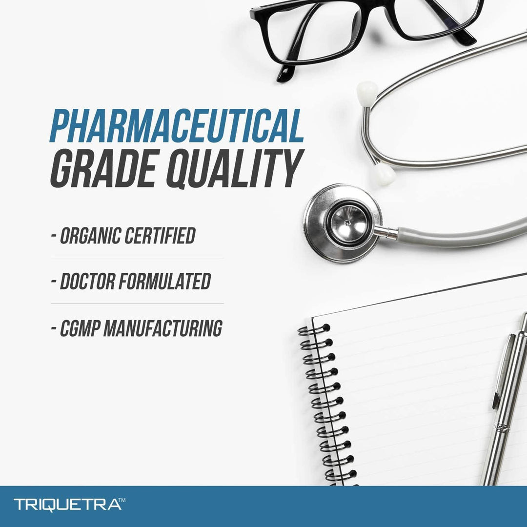 Triquetra Health Methylfolate 1000 mcg with Methyl B12, 5-MTHF