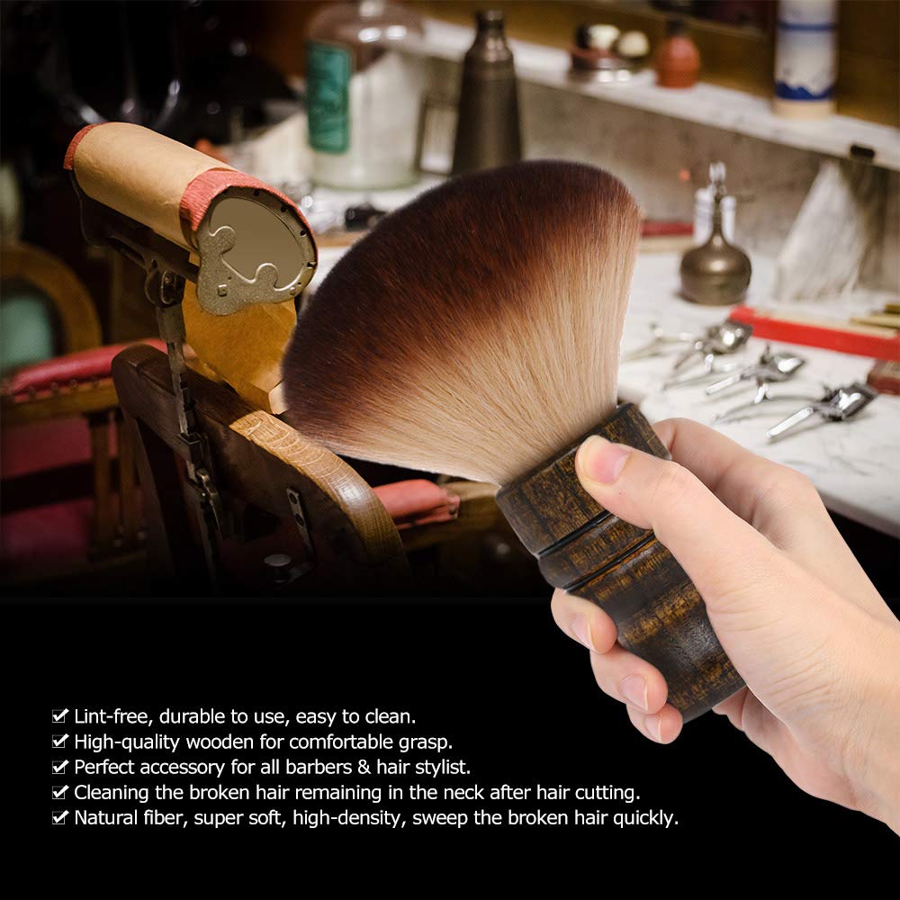 Anself Barber Neck Face Duster Brush, 01#