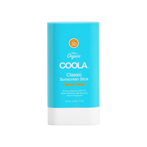 COOLA Organic Face Sunscreen SPF 30 Stick, Tropical Coconut, 0.15 oz
