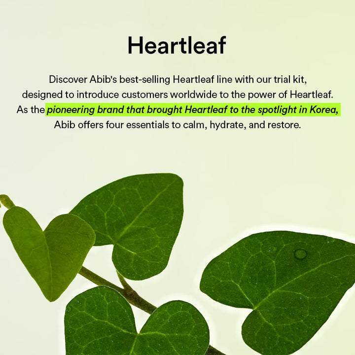 Abib Heartleaf Calming Trial Kit
