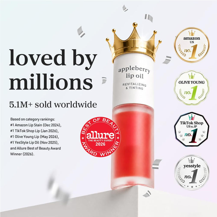 NOONI Korean Lip Oil, Appleplum