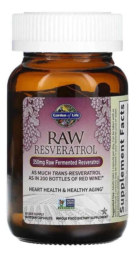Garden of Life Heart Resveratrol, 60 Count
