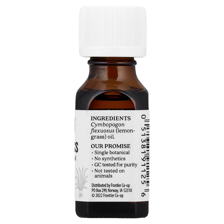 Aura Cacia Lemongrass Essential Oil, 0.5 fl oz