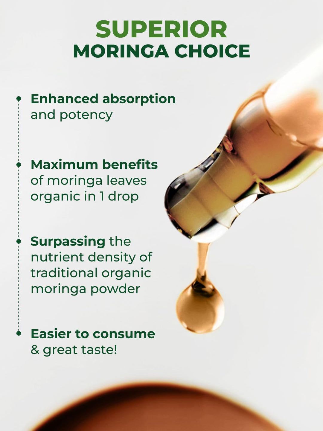 PURA VIDA MORINGA Moringa Oleifera Leaf Extract Drops, 2 oz