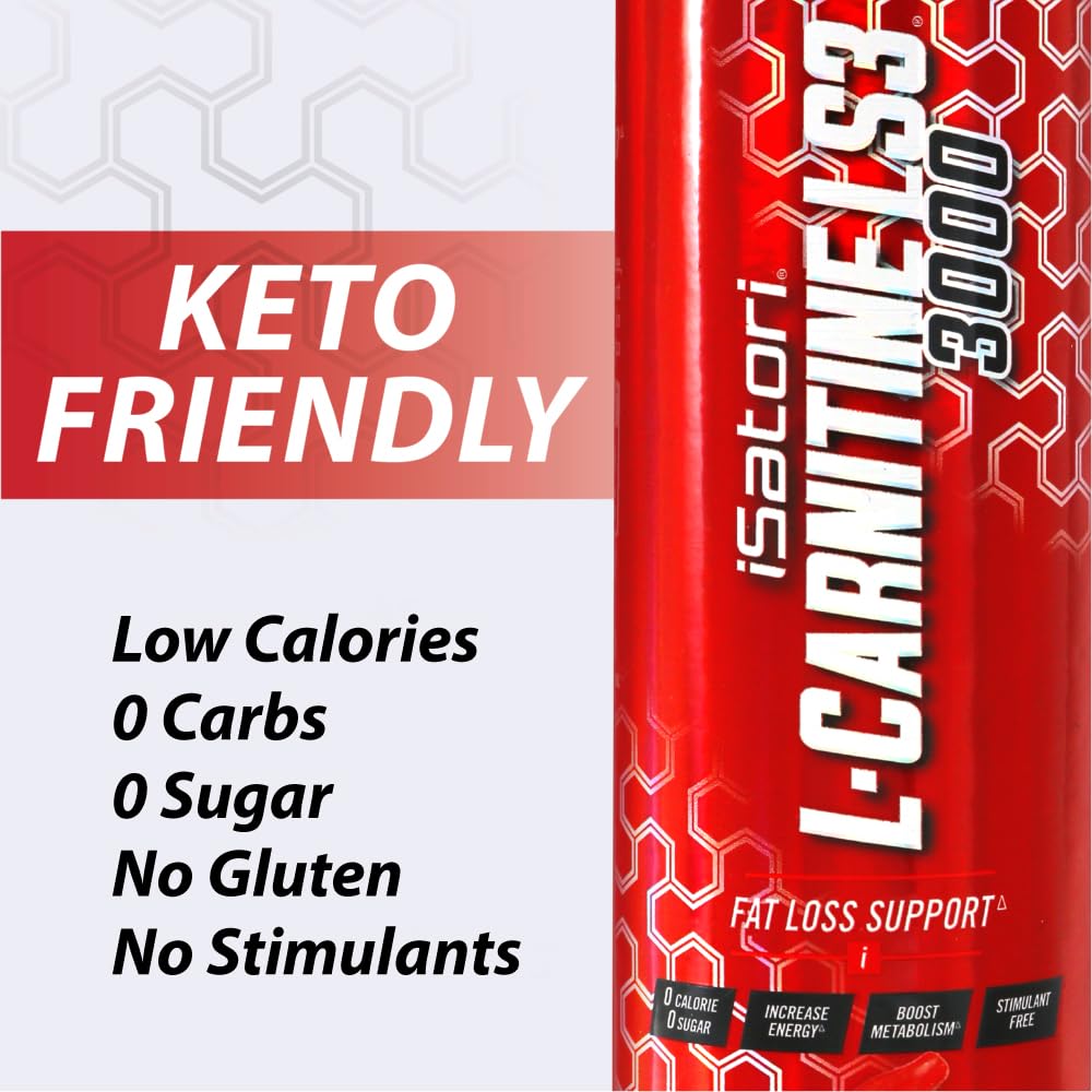 iSatori L-Carnitine LS3 3000 Liquid Supplement, Bombsicle, 32 Servings