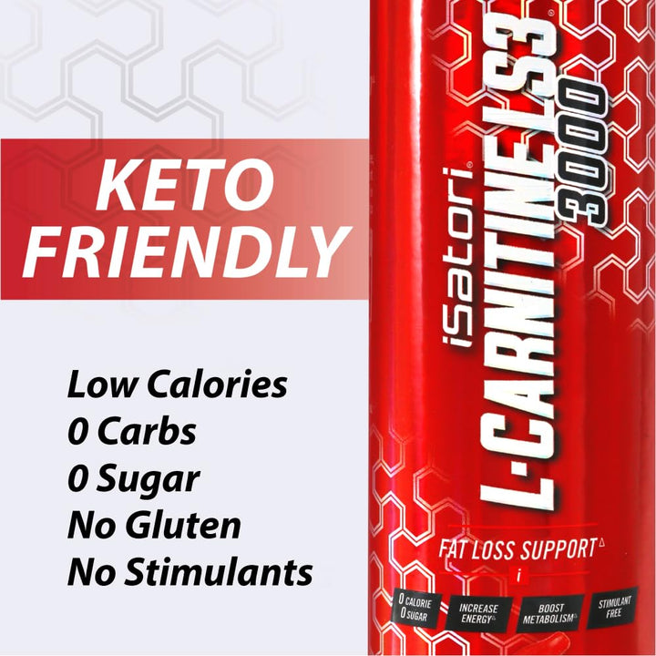 iSatori L-Carnitine LS3 3000 Liquid Supplement, Bombsicle, 32 Servings