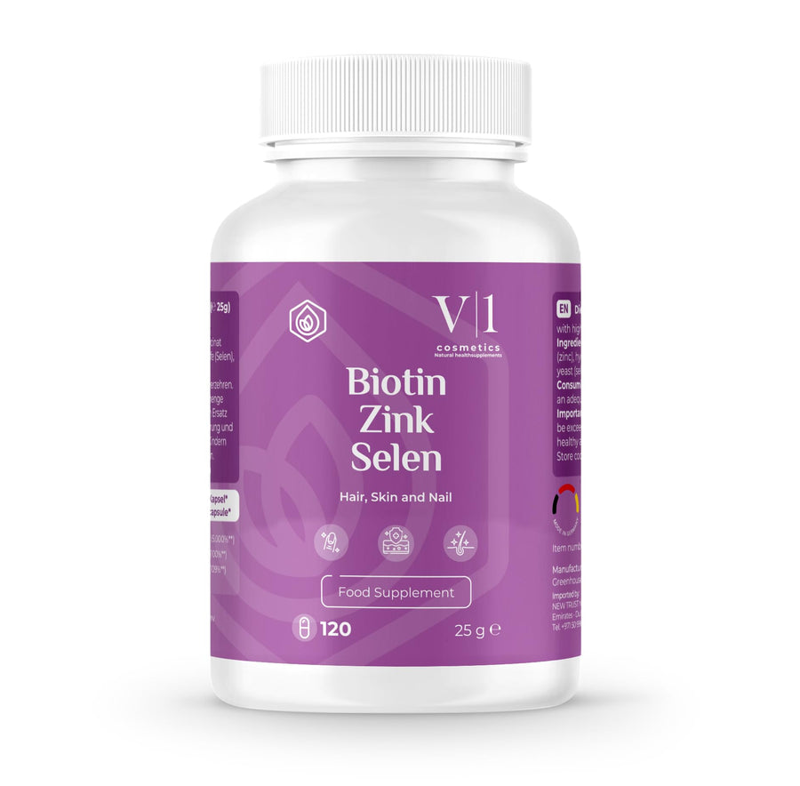 New Trust natural health supplements Biotin Zinc And Selenium, 120 Count