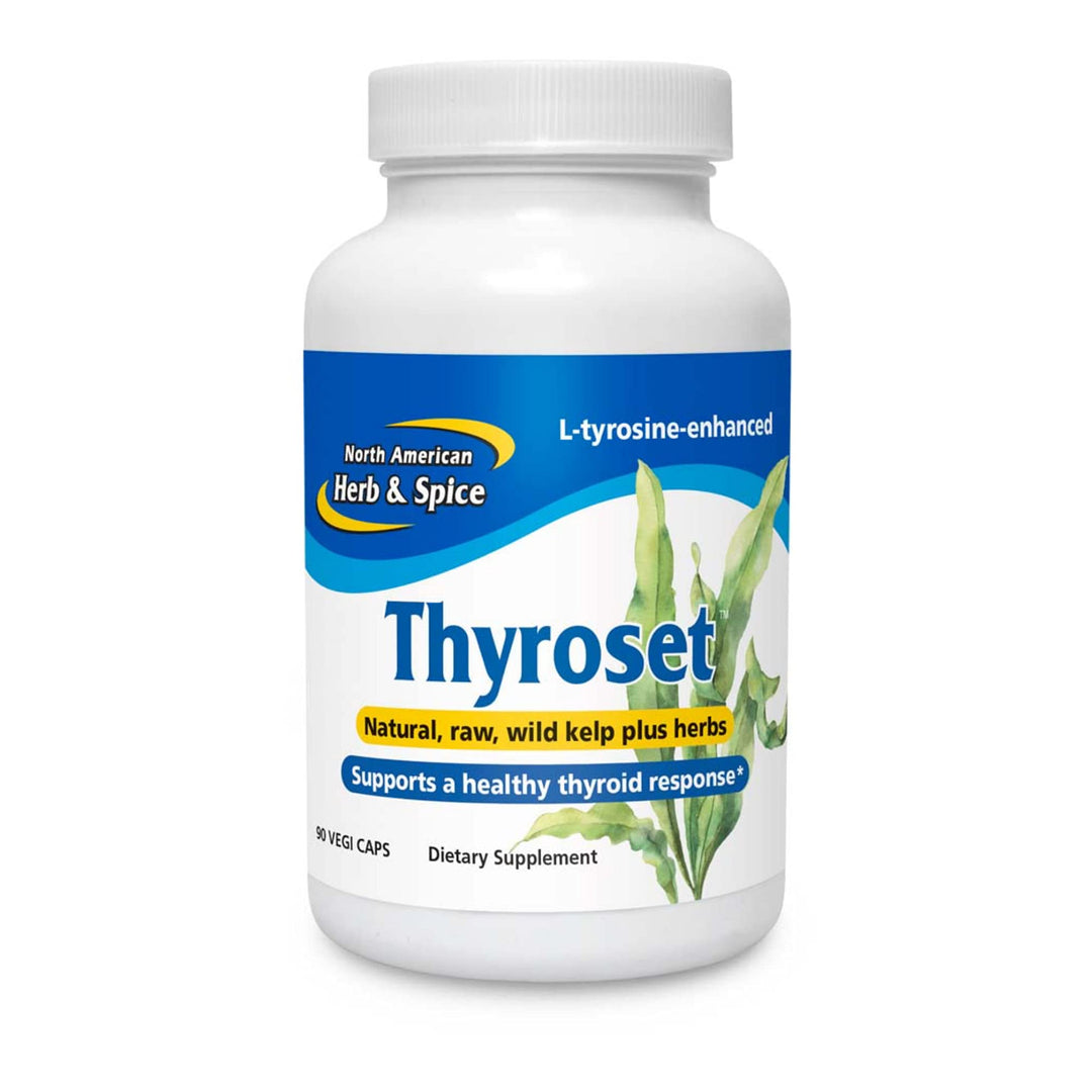 North American Herb & Spice Thyroset Capsules, 90 Count