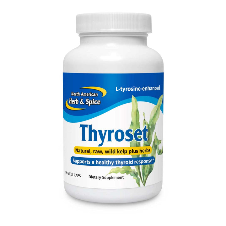 North American Herb & Spice Thyroset Capsules, 90 Count