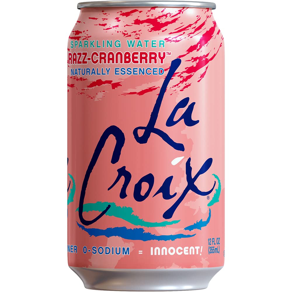 La Croix Sparkling Water, Razz-Cranberry, 12 fl oz, 12 Count