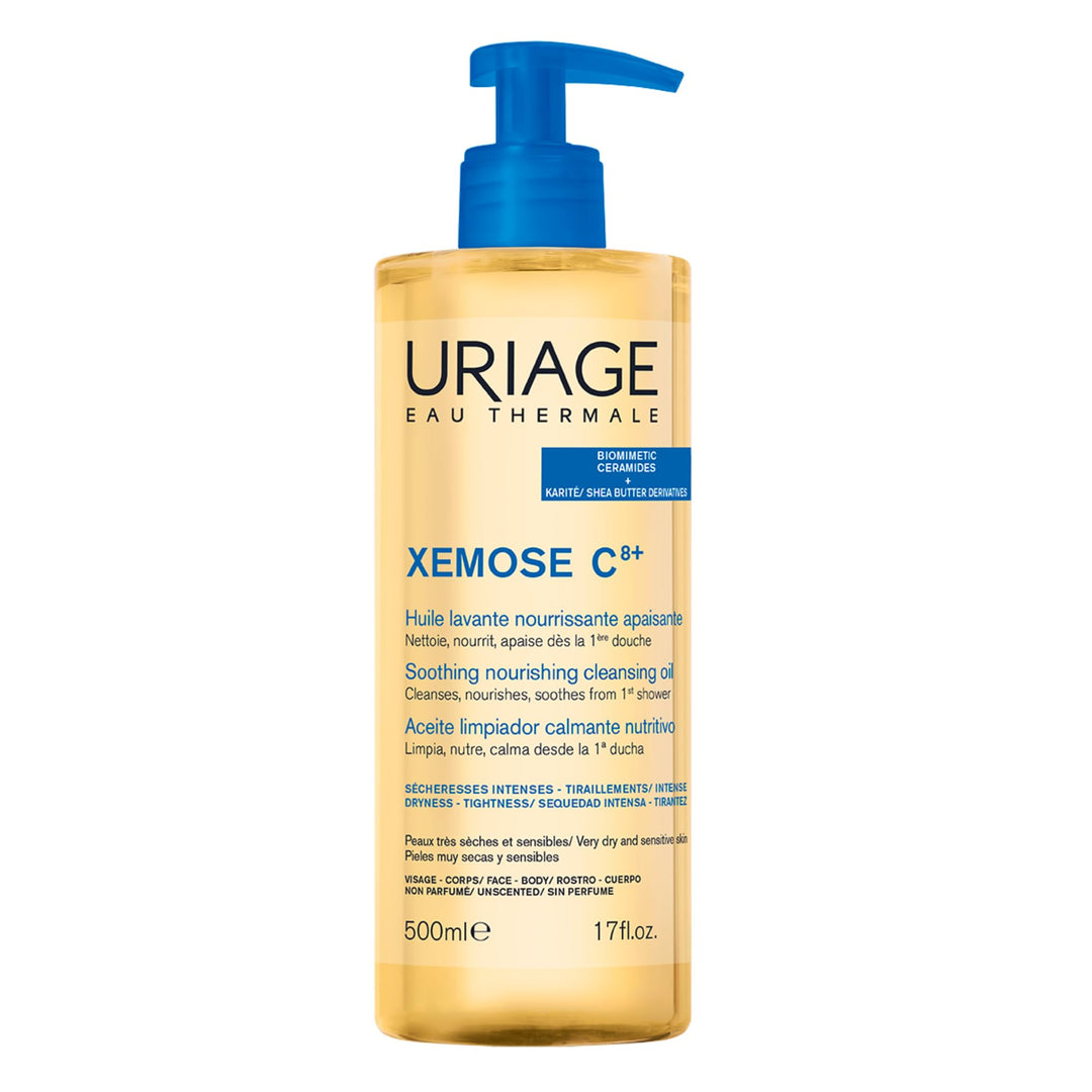 Uriage Xemose C8+ Soothing Oil Cleanser, 500 ml