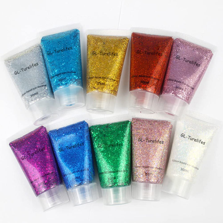 GL-Turelifes Liquid Glitter Eyeshadow, #07 Gold, 30 ml