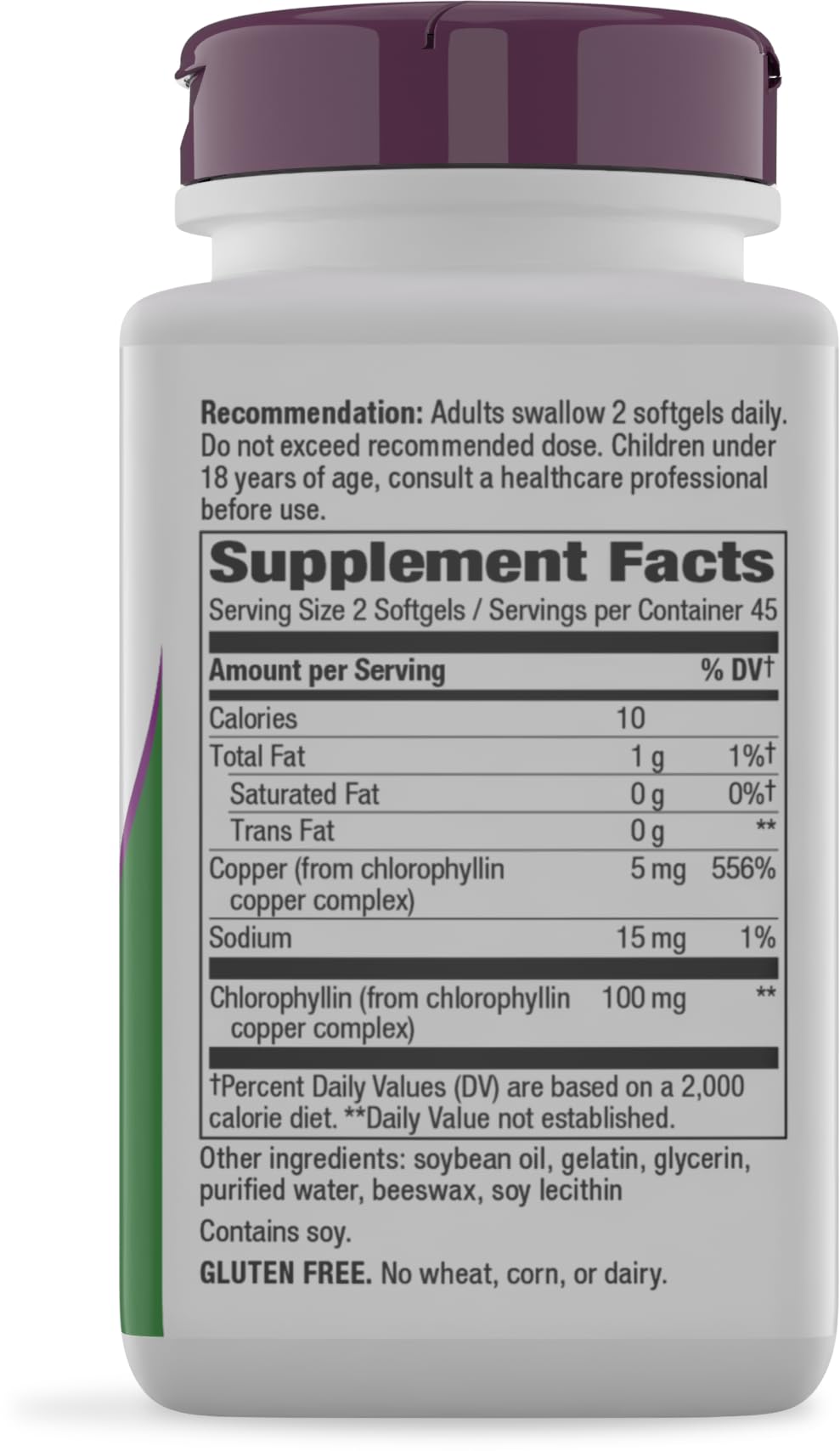 Nature's Way Chlorofresh Chlorophyll Concentrate Softgels, 90 Count