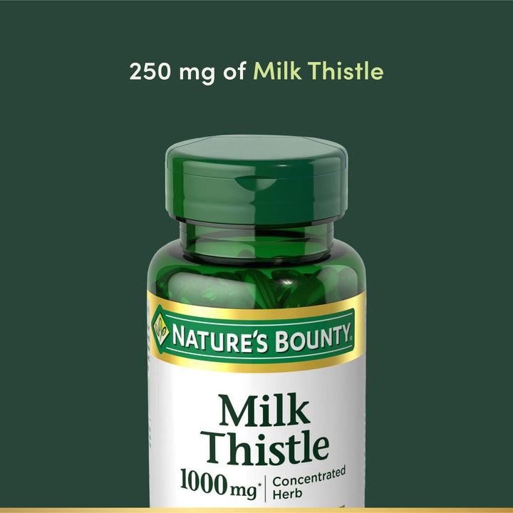 Nature's Bounty Milk Thistle, 1000 mg, 50 Count