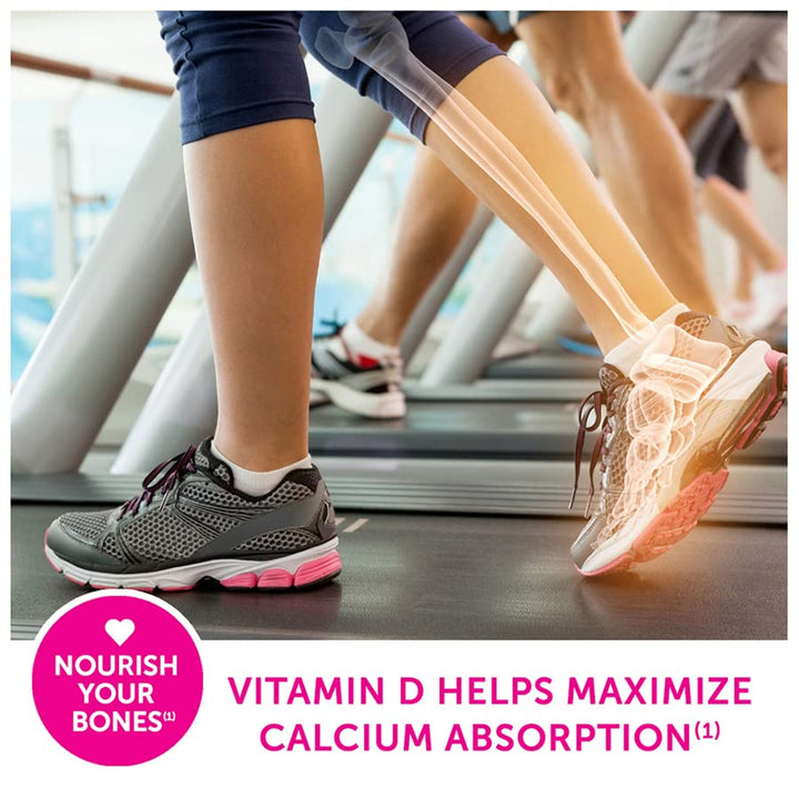 Caltrate Calcium and Vitamin D3 Supplement Tablets, 600 mg, 60 Count