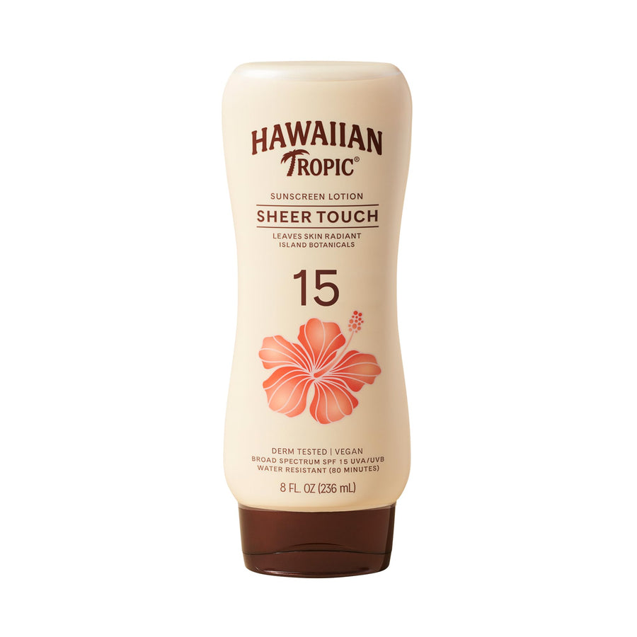 Hawaiian Tropic Sheer Touch Sunscreen Lotion, SPF 15, 8 oz