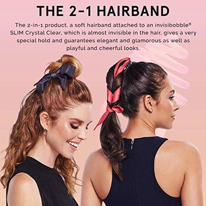 Invisibobble Wrapstar 2-in-1 Hair Tie, Machu Peachu