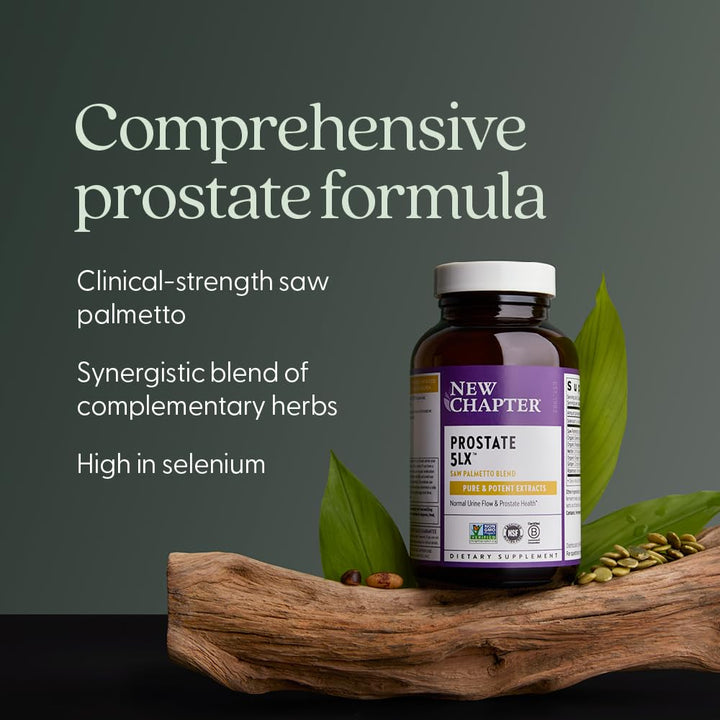 New Chapter Prostate 5LX Prostate Supplement, 180 Count